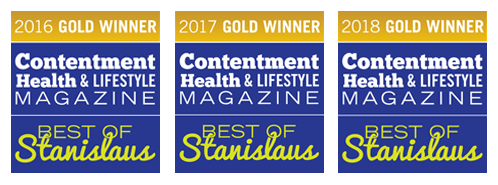 Best of Stanislaus 2017 Gold Winner of Contentment Health & Lifestyle magazine