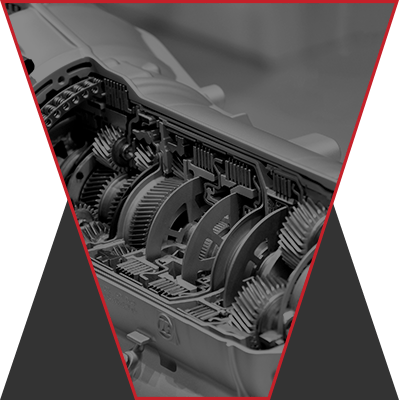 The inner workings of the gears inside a car.