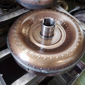 A damaged automatic transmission