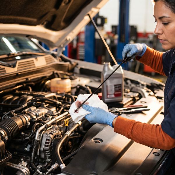 checking transmission fluid